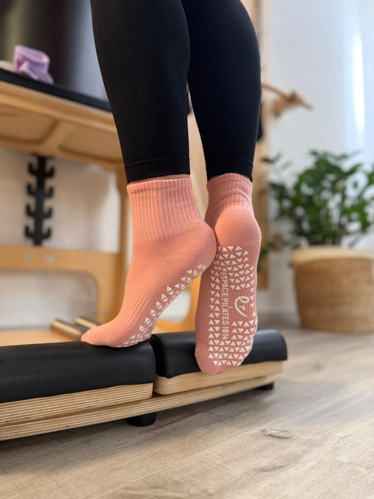 Rose Velours (chaussette haute rose)
